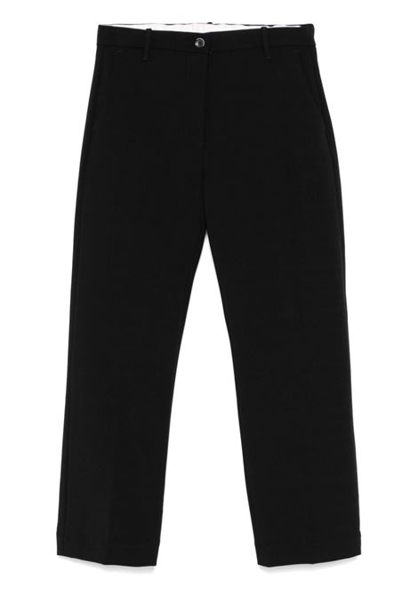 Pantalone Magda nero stretch NINE IN THE MORNING | MAGDA BOOTCUT CROP-MG39-R35NERO